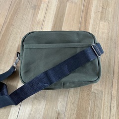 【ハンドメイド】帆布ショルダーバッグ ハンドメイド ダークカーキ 1025新品未使用の画像
