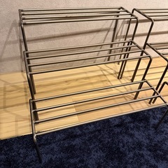 【3個セット×2組】KNOP plant stands [WIDE 3個セット] / ノップ プラントスタンド ワイド WEST VILLAGE TOKYO ウエストビレッジトーキョー プランタースタンド S/M/L各1つずつ 植物 アイアン プランタースタンドの画像