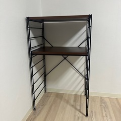 【ご近所配送可+￥200】bellemaison ダブルワイヤーレンジ台（ロータイプ ）の画像