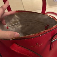 Kate spade ショルダーバッグ red  の画像