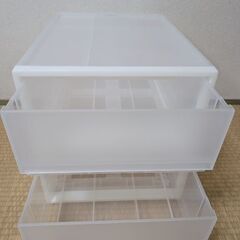 【無印良品】衣装ケース2個の画像