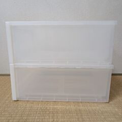 【無印良品】衣装ケース2個の画像