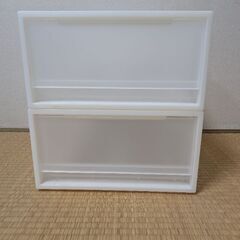 【無印良品】衣装ケース2個の画像