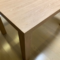 ダイニングテーブル　125cm×80cm×74cm（高さ）の画像