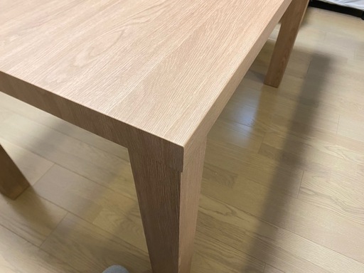 ダイニングテーブル　125cm×80cm×74cm（高さ）