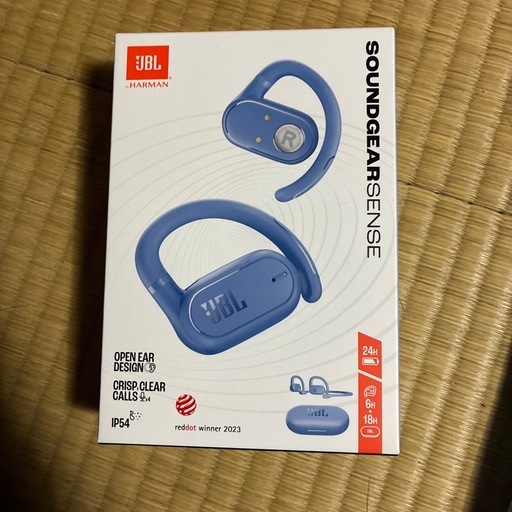 新品未使用
⭐︎JBL SOUNDGEAR SENSE  ワイヤレスイヤホン オープンイヤー ブルー 