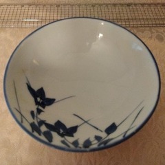 茶碗　桔梗　ききょう柄の画像