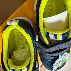 新品タグ付き　ムーンスター　キャロットスニーカー 3E 幅広　17.0の画像