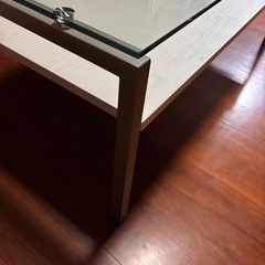【美品】ガラステーブルの画像