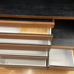 【取りに来られる方限定】レンジボード　ブラウン　【トレファク摂津店】の画像