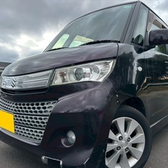 低走行7万キロ台！月々9千円〜分割払い可❗️ 車検2年付き！【名義変更代込み】大人気☆スズキ パレットSW☆Bluetoothナビ付き☆走行中DVD見れます☆ETC付き☆スライドドア☆ドラレコ☆スマートキー☆フルオートエアコン☆純正アルミ☆そのまま乗って帰れます‼️の画像