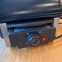 レコルト ホットプレート RBQ-1 recolte　ホームバーベキュー ネイビーの画像