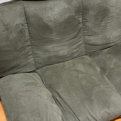 【美品】2人掛けローソファベットの画像
