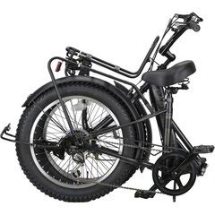 折りたたみ自転車 CAPTAIN STAG バーギー マットブラック (FDB206)の画像
