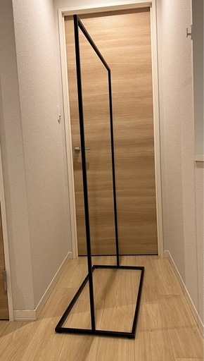 KANADEMONOカナデモノ シンプルアイアン ハンガーラックW90cm