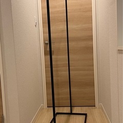 KANADEMONOカナデモノ シンプルアイアン ハンガーラックW90cmの画像
