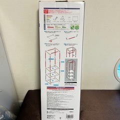 3段　ハンガーラック　組み立て式の画像
