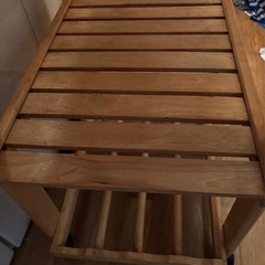 カントリー家具　ワゴンの画像