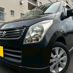 低走行8万キロ台☆月々8千円〜分割払い可‼️ 車検2年付き！【名義変更代込み】☆スズキ ワゴンR☆Bluetooth対応ナビ付き☆走行中DVD見れます☆ETC付き☆プッシュスタート☆ドライブレコーダー付きのフル装備☆純正アルミ☆事故修復歴無し☆そのまま乗って帰れます！の画像