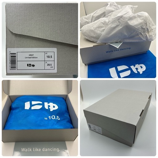 《新品未使用》にゅ〜ず 『GRAY』 10周年限定モデル 28.5cm グレー