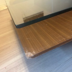 ガラス　ローテーブル　アルモニアの画像