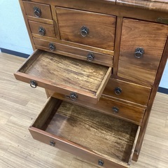 【トレファクマーケット久喜店】old maison　開閉式鏡付ドレッサーチェスト　ビンテージ品の画像