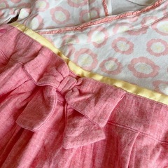 袴ロンパース ピンク 着物 ベビーの画像