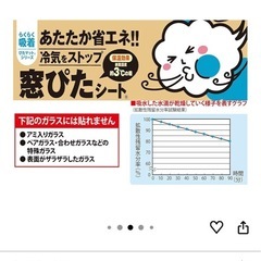 窓ぴたシート【新品未開封】の画像