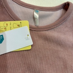 新品　未使用　長袖ワンピース　110の画像