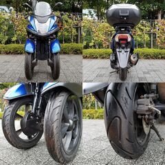 【普通免許仕様もOK】トリシティ155ABS SHADトップケース E/G好調★TRIX★の画像