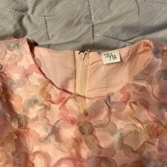 フリルのドレス　130㎝の画像