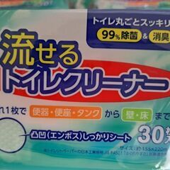 【おまけつき】流せるトイレクリーナー 30枚入 9個セットの画像