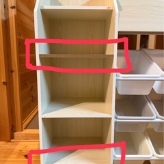 美品！おもちゃ収納絵本ラックの画像