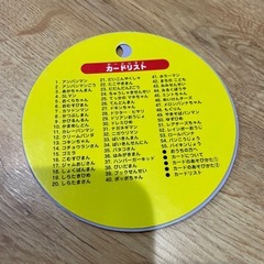 アンパンマンキャラクターだいずかんカードの画像