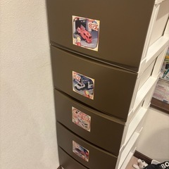 5段　衣装ケースの画像