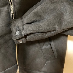 【10月末まで】Lui’s フェイクムートンジャケット メンズ Lの画像