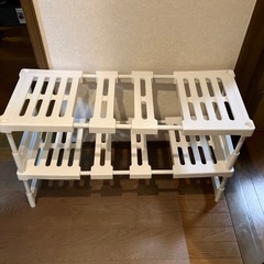 押入れ整理棚2個セットの画像