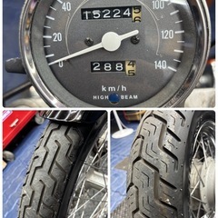 ホンダレブル　MC13 キャブ　程度良好　エンジンセル1発　タイヤ新品の画像