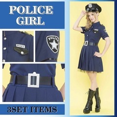 （新品）ポリスガール仮装 イベントにの画像