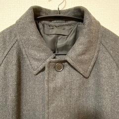 【10月末まで】ユニクロ メンズ コート グレーの画像