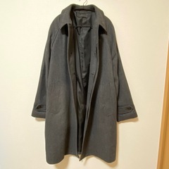 【10月末まで】ユニクロ メンズ コート グレーの画像