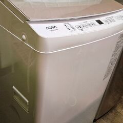 美品✨AQUA 縦型全自動洗濯機 AQW-S7NBKの画像