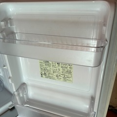 SHARP冷蔵庫2017年製の画像