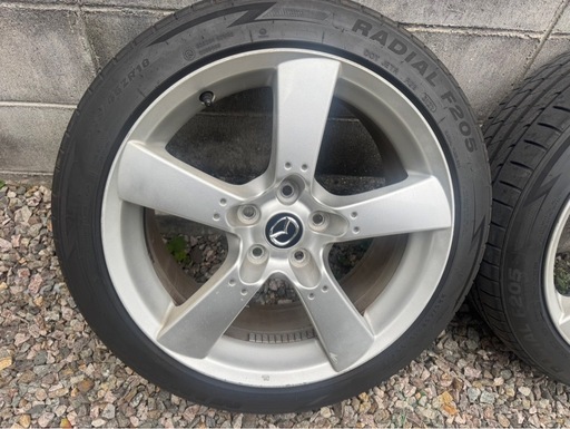 RX-8 タイプS 純正 ノーマル 18インチホイール 8J+50 5穴 PCD114.3 4本 