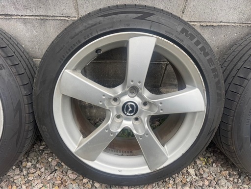 RX-8 タイプS 純正 ノーマル 18インチホイール 8J+50 5穴 PCD114.3 4本 