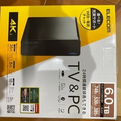 エレコム　外付けHDD 6TBの画像