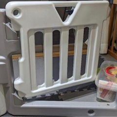 日本育児 ベビーサークル ミュージカルキッズランドDXII 8枚セット グレーの画像