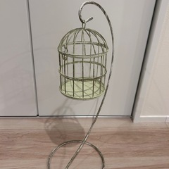 鳥籠風　置物の画像