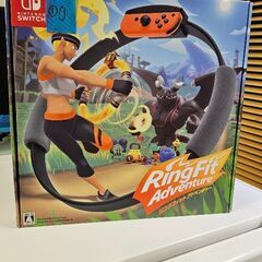 美品✨任天堂のNintendo Switch用フィットネスアドベンチャーゲーム「リングフィット アドベンチャー」の画像