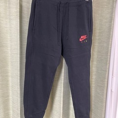 NIKE AIR スエット セットアップ 上下セット 黒　サイズM の画像